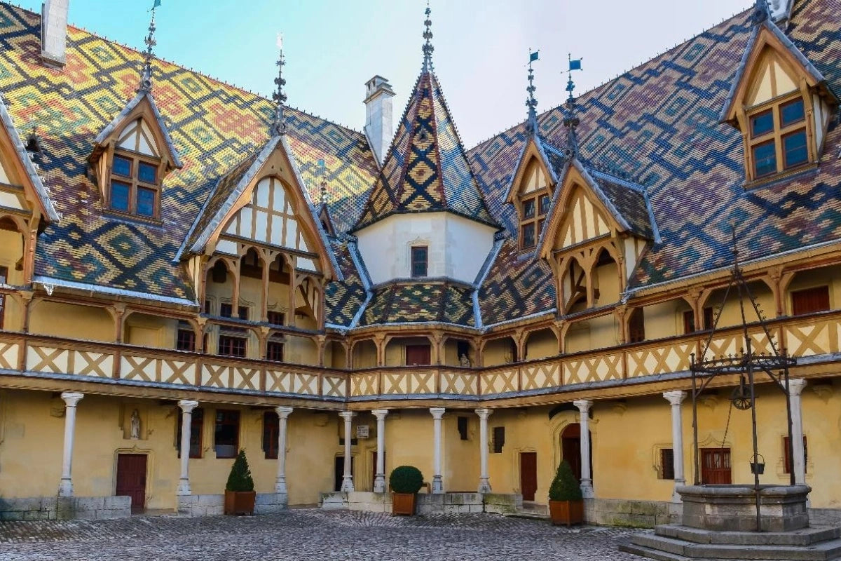 The Hospices de Beaune in Burgundy, France.
