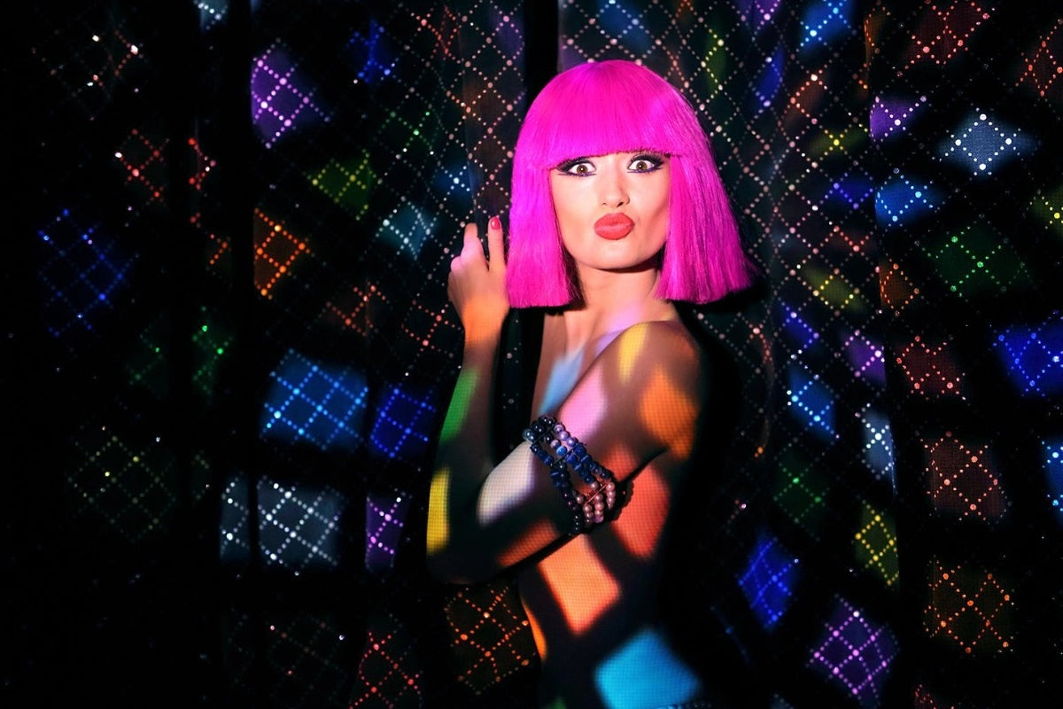 A dancer at the Crazy Horse Paris.