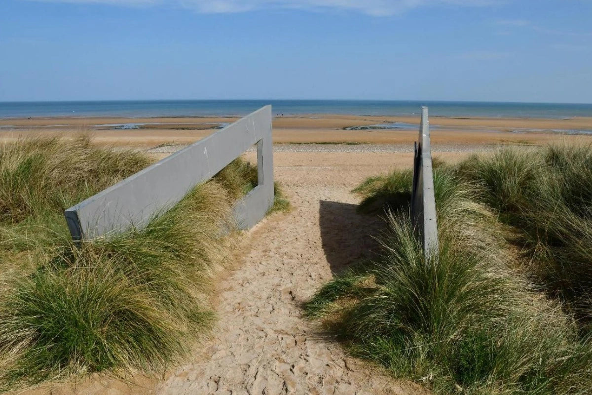 The entrance to Juno Beach at Courseulles-sur-Mer, France.