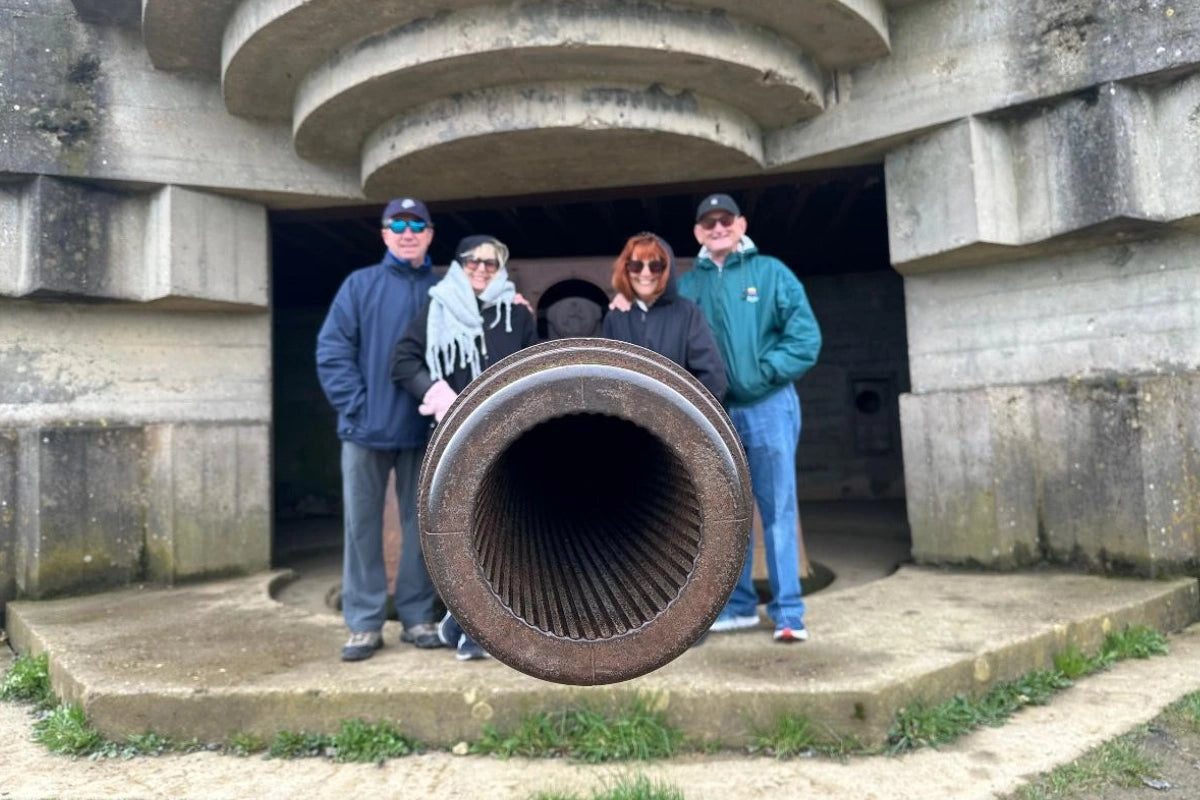 German artillery bunker in Normandy.