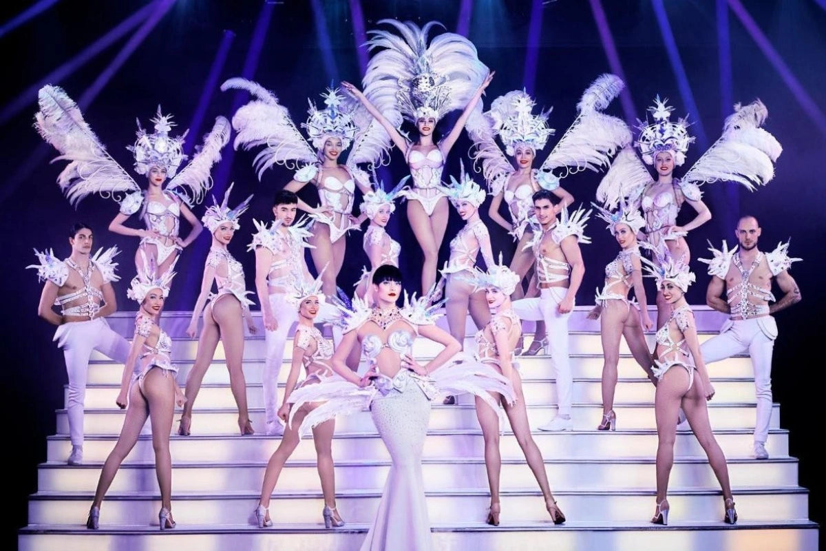 Dancers at the Paradis Latin cabaret in Paris.