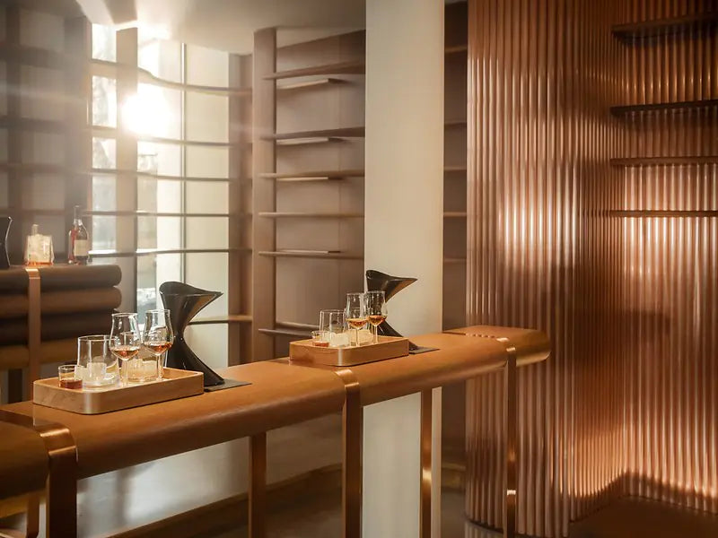 The exclusive tasting room at Hennessy.