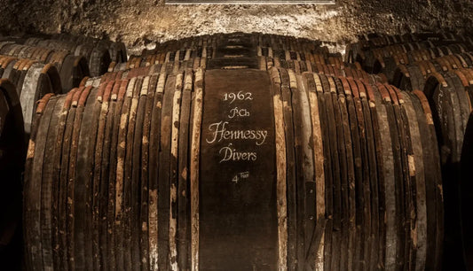Barrels of fine Hennessy cognac.