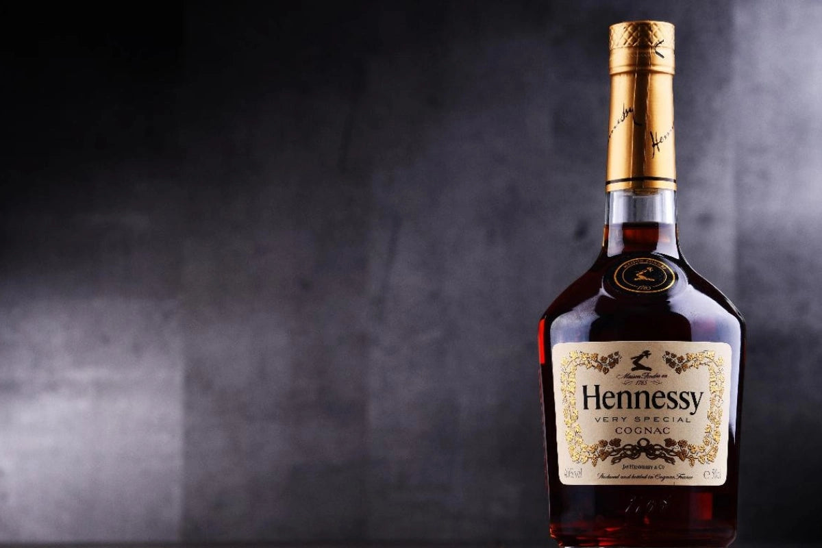 A bottle of Hennessy cognac.