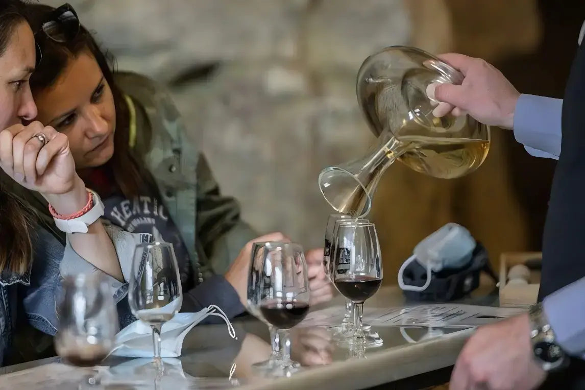 Wine tasting with Link Paris in the Loire Valley.