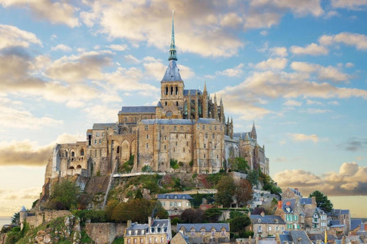 Mont Saint Michel abbey in Normandy.
