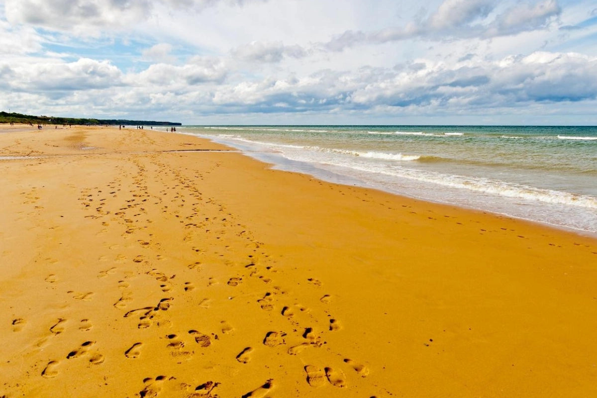 Omaha Beach as it stands today in Normandy.