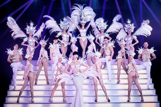 Dancers at the Paradis Latin cabaret in Paris.
