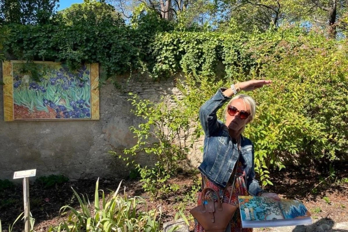 Learning about Van Gogh in Provence.