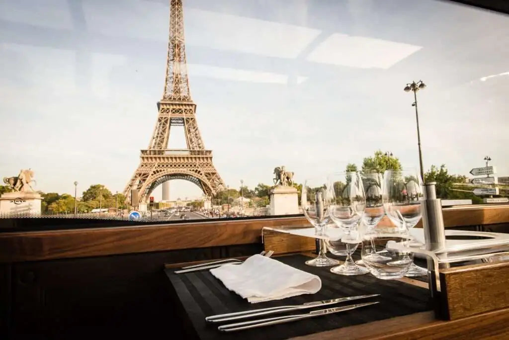 Inside the Bustronome bus in Paris.
