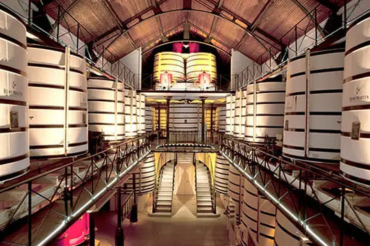 The original distillery building at Rémy Martin designed by the one and only Gustav Eiffel.